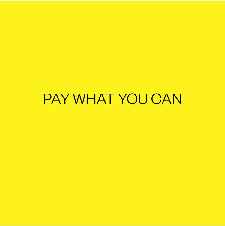 Pay what you can