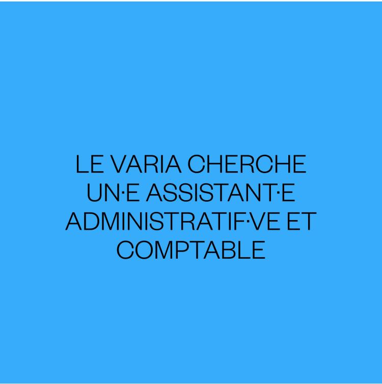 Recherche assistant·e administratif·ve et comptable